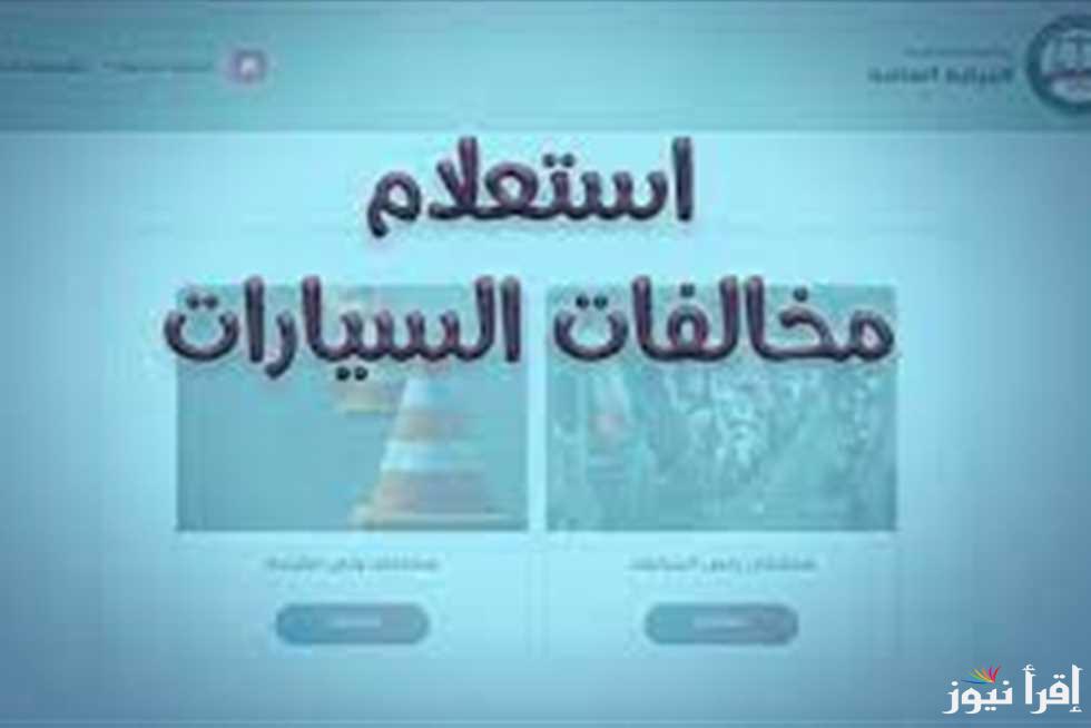 خطوات الاستعلام عن مخالفات المرور من خلال موقع النيابة المرور عبر الرابط ppo.gov.eg
