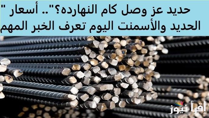 ابني بيتك قبل الزيادة.. اسعار الحديد والاسمنت اليوم الأحد 15 ديسمبر 2024 في الاسواق المصرية