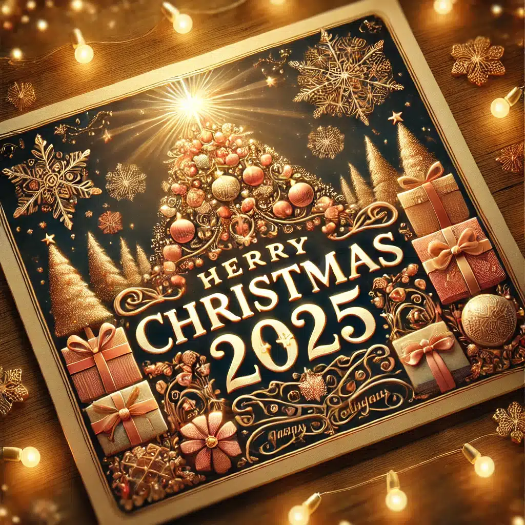 Happy christmas بطاقات تهنئة رأس السنة 2025 واجمل صور ورسائل بمناسبة السنة الميلادية الجديدة