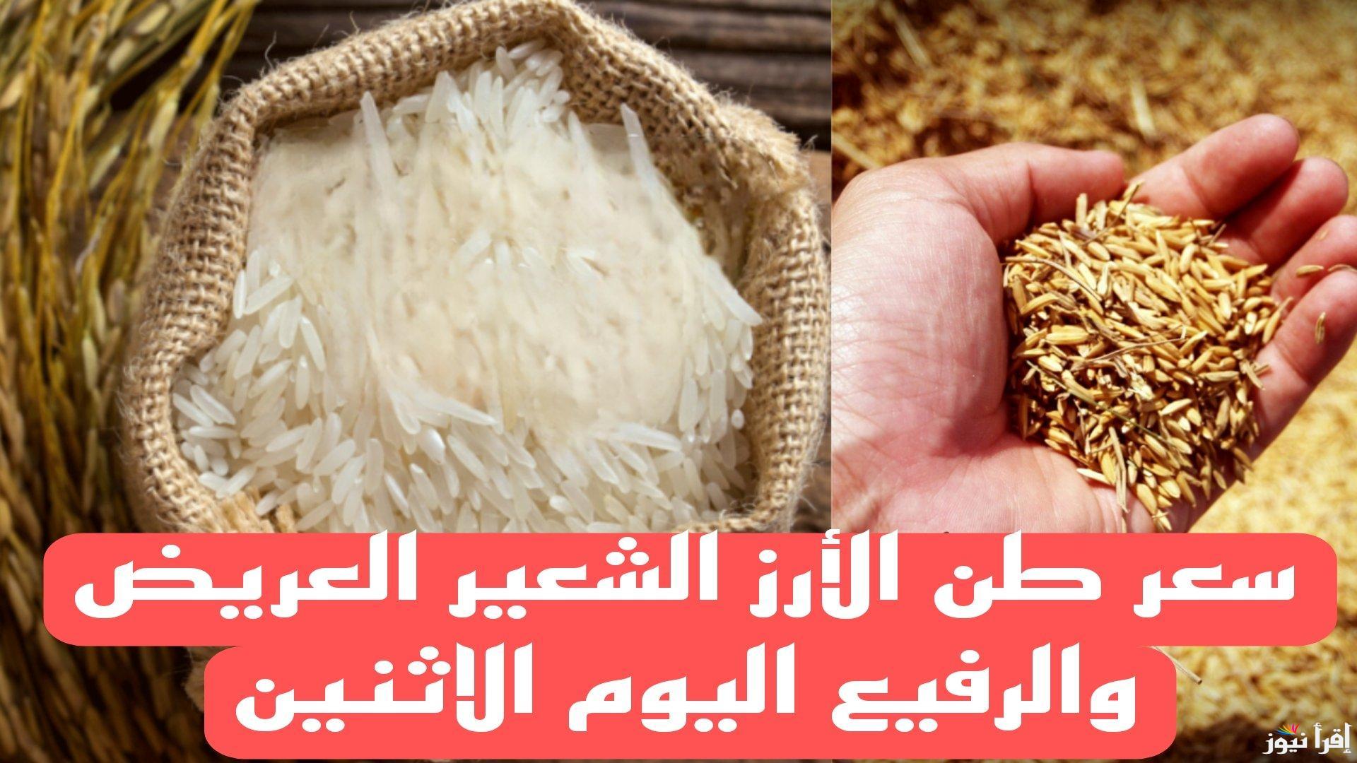 “الحقي خزني” سعر طن الأرز الشعير اليوم الاثنين 9 ديسمبر 2020 في كافة الاسواق المصرية