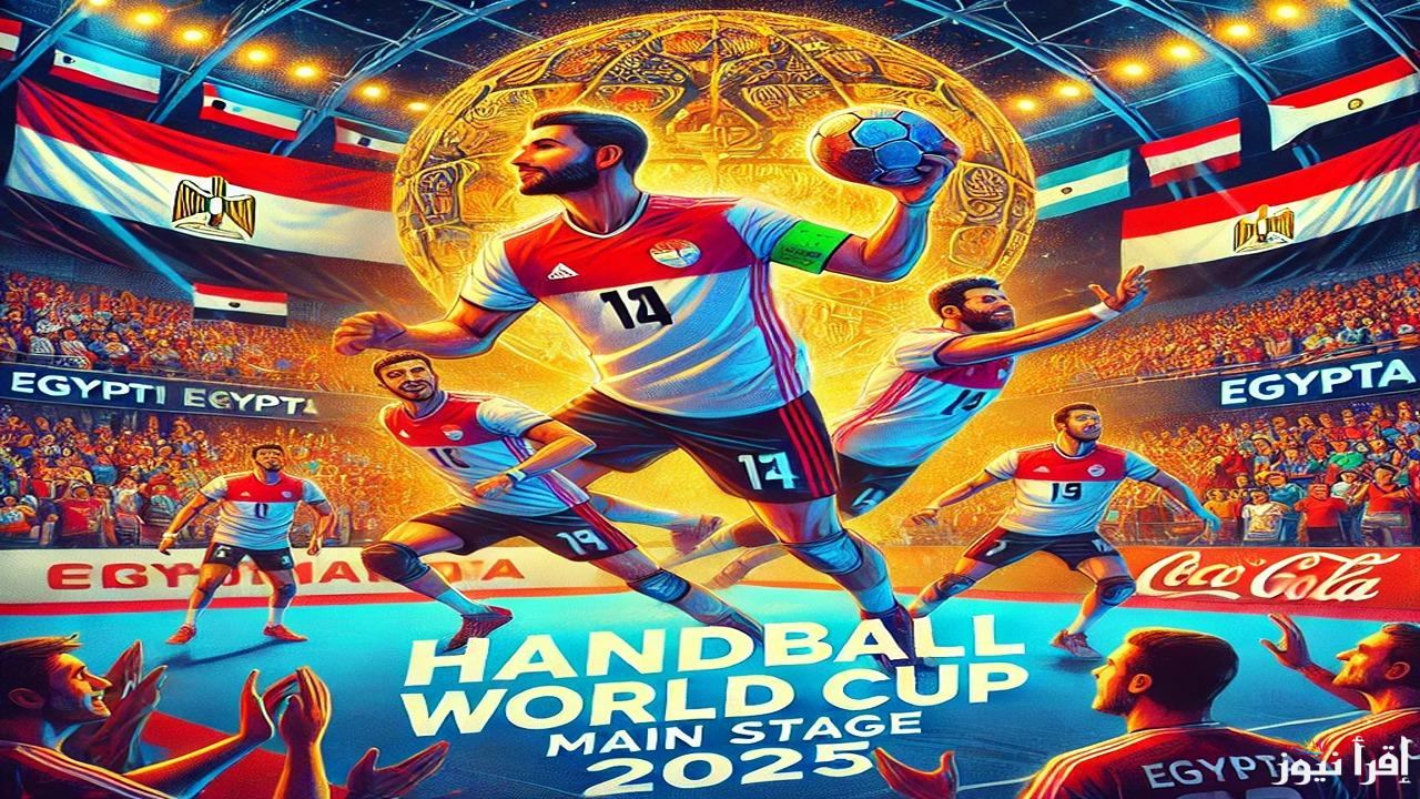 التأهل للدور الرئيسي.. ترتيب مجموعة مصر في كأس العالم لكرة اليد 2025