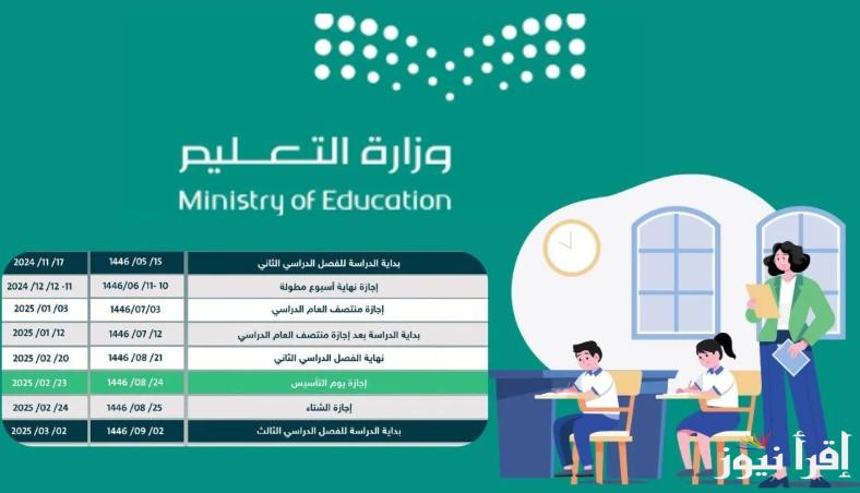 مواعيد الاختبارات النهائية 1446 الفصل الثاني لكافة الطلاب في المملكة العربية السعودية