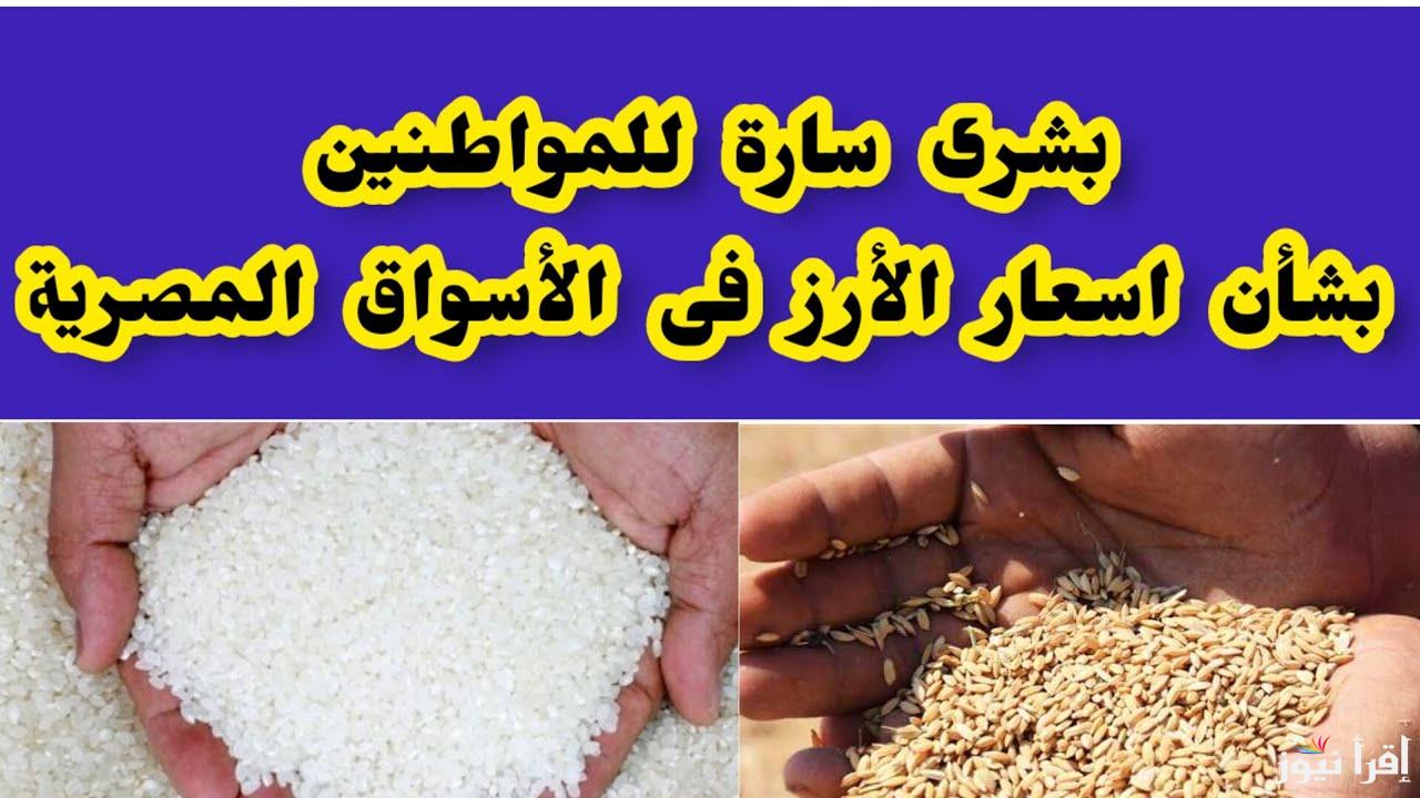 طن الرز الابيض بكام .. سعر الارز والشعير اليوم الجمعة 14 فبراير 2025 في جميع المحافظات