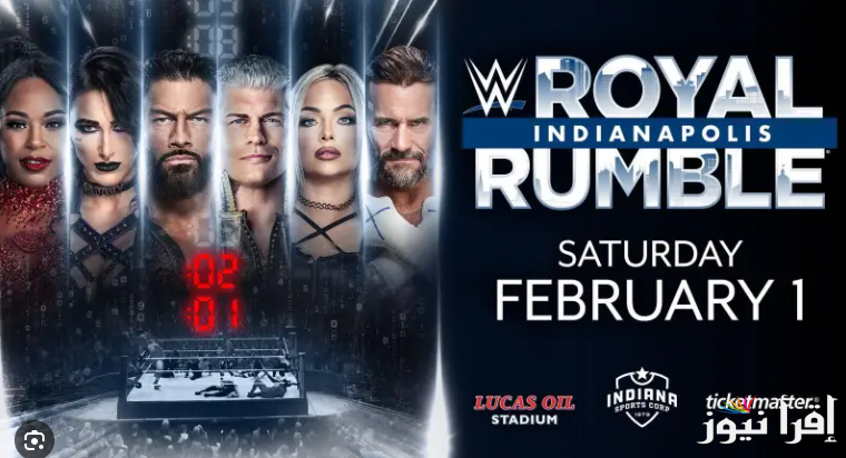 موعد ومكان عرض رويال رامبل WWE 2025 ابرز النزالات والقنوات والمنصات الناقلة
