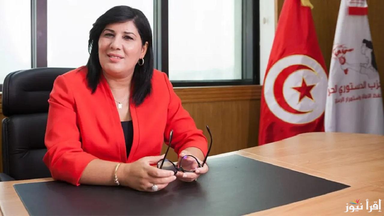 عبير موسي حكم قضائي يشعل الجدل بتونس وغرامة مالية بتهمة “الإساءة” وتدهور الحالة الصحية