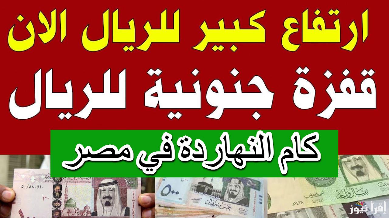 لو مسافر السعودية.. سعر الريال السعودي الأن الاربعاء 12 مارس 2025 في جميع البنوك