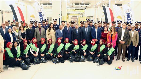 زيارة للإعلاميين وطلاب الأكاديمية العسكرية والجامعات لمصنع منتجات البلازما