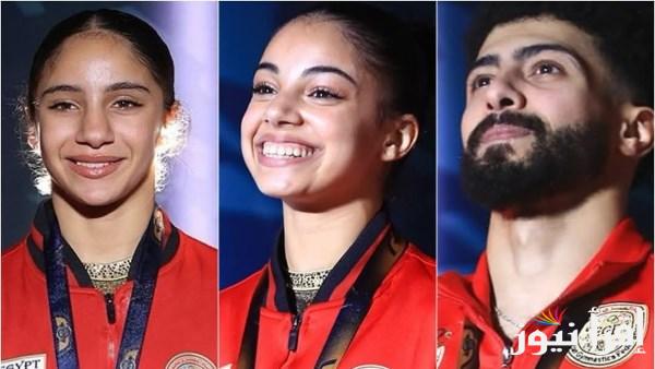 تهنئة القومي للمرأة لبطلتي مصر بعد فوزهما بثلاث ميداليات في كأس العالم للجمباز