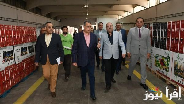 وزير الإنتاج الحربي يزور شركتي قها وبنها للصناعات