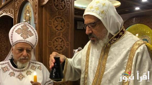 الأنبا انجيلوس يقود قداس أحد توما ويعين شمامسة