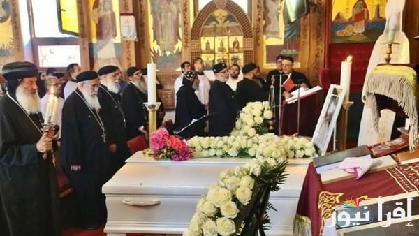 صلوات جنازة القس أرسانيوس زكي الكاهن العام في إيبارشية جنوبي ألمانيا