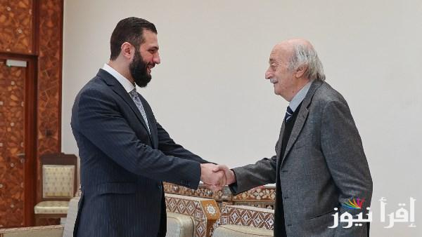 الرئيس السوري يستقبل وليد جنبلاط في دمشق