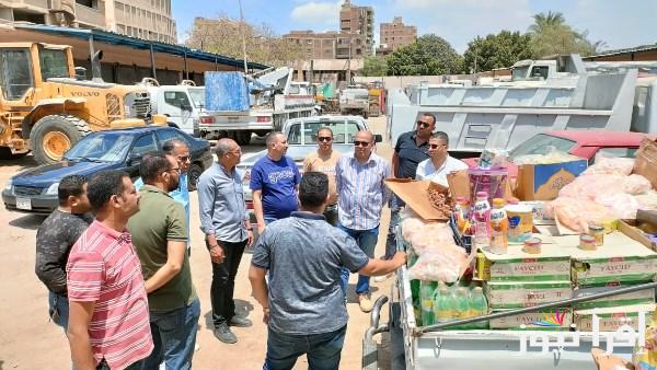 ضبط 8 أطنان من المواد الغذائية المنتهية الصلاحية في إمبابة