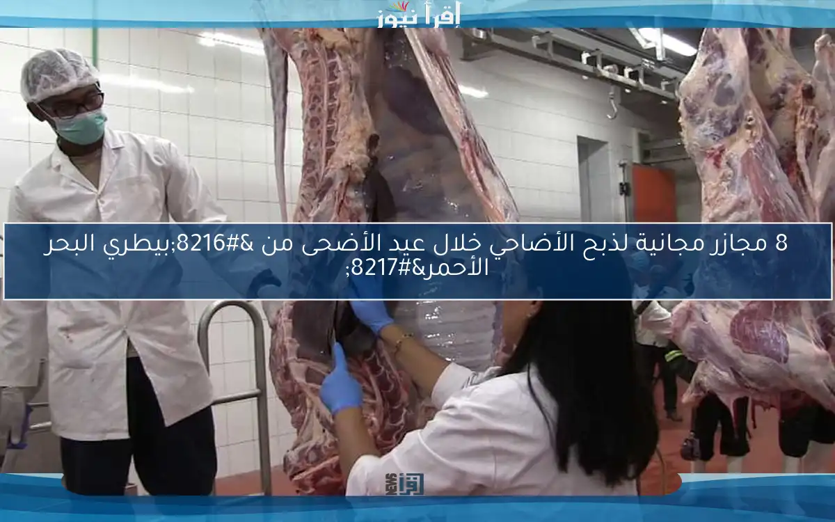 8 مجازر مجانية لذبح الأضاحي خلال عيد الأضحى من ‘بيطري البحر الأحمر’