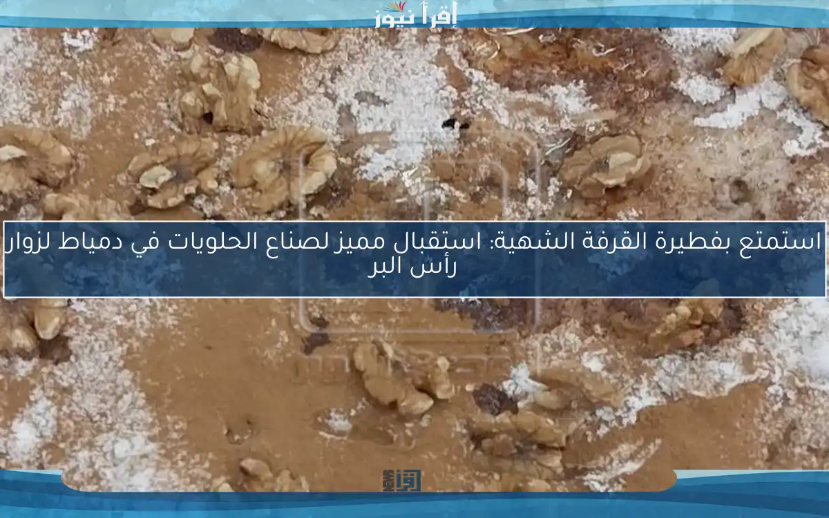 استمتع بفطيرة القرفة الشهية: استقبال مميز لصناع الحلويات في دمياط لزوار رأس البر