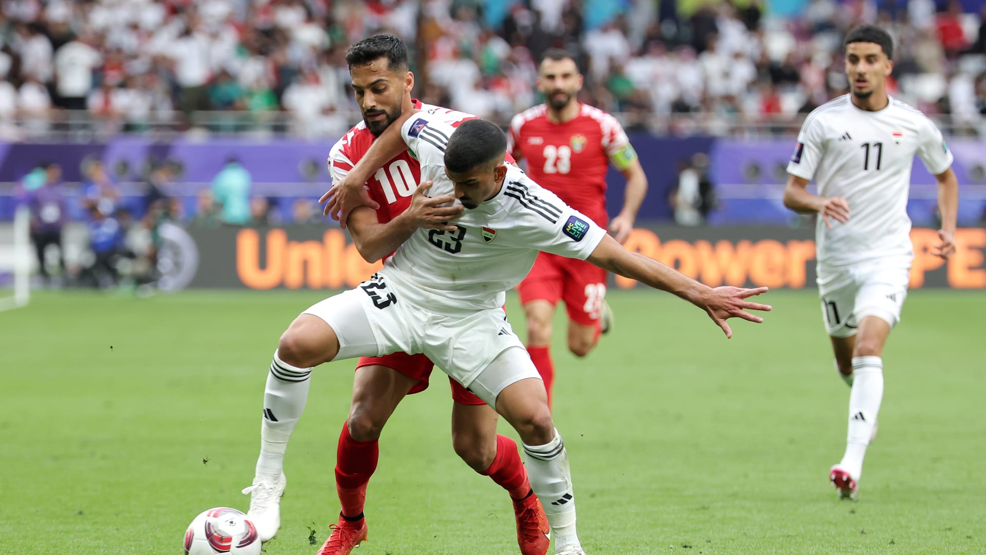 القنوات المجانية الناقلة للعبة العراق ضد الأردن