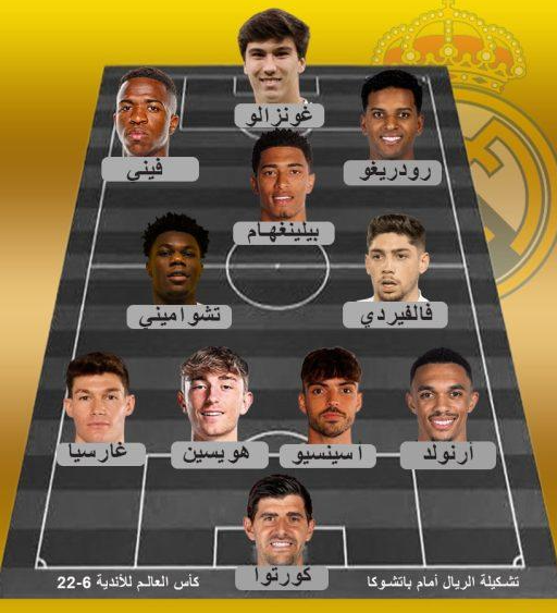 القنوات المجانية الناقلة لمباراة ريال مدريد ضد باتشوكا اليوم