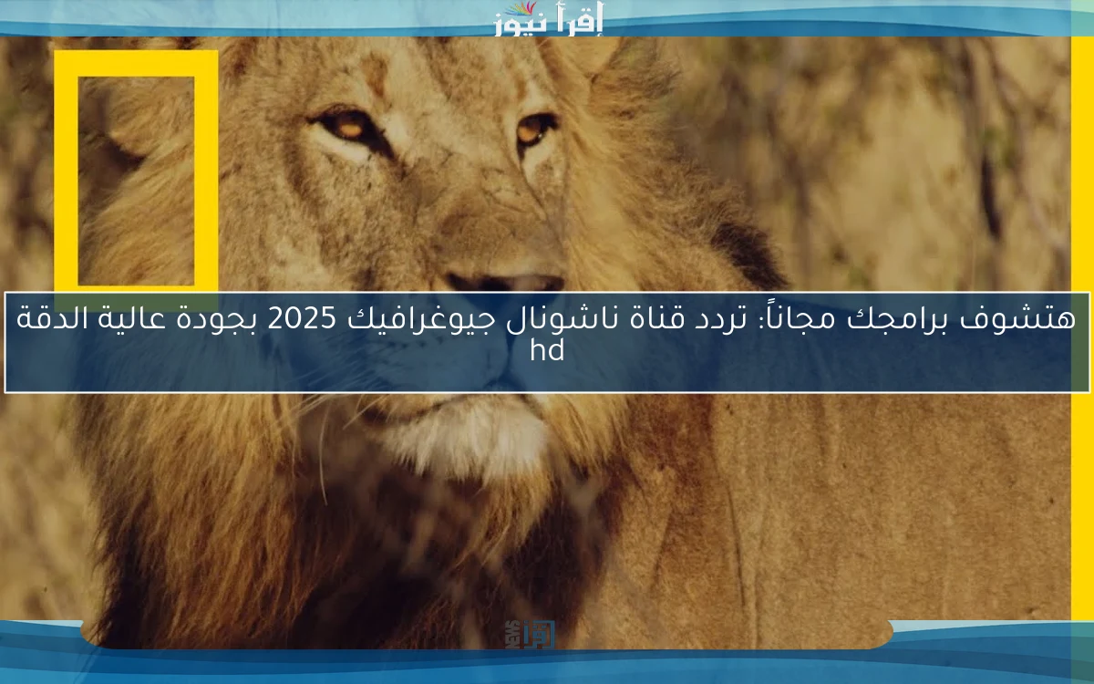 هتشوف برامجك مجاناً: تردد قناة ناشونال جيوغرافيك 2025 بجودة عالية الدقة hd