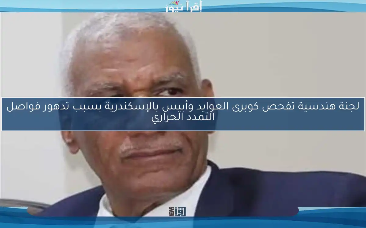 لجنة هندسية تفحص كوبرى العوايد وأبيس بالإسكندرية بسبب تدهور فواصل التمدد الحراري