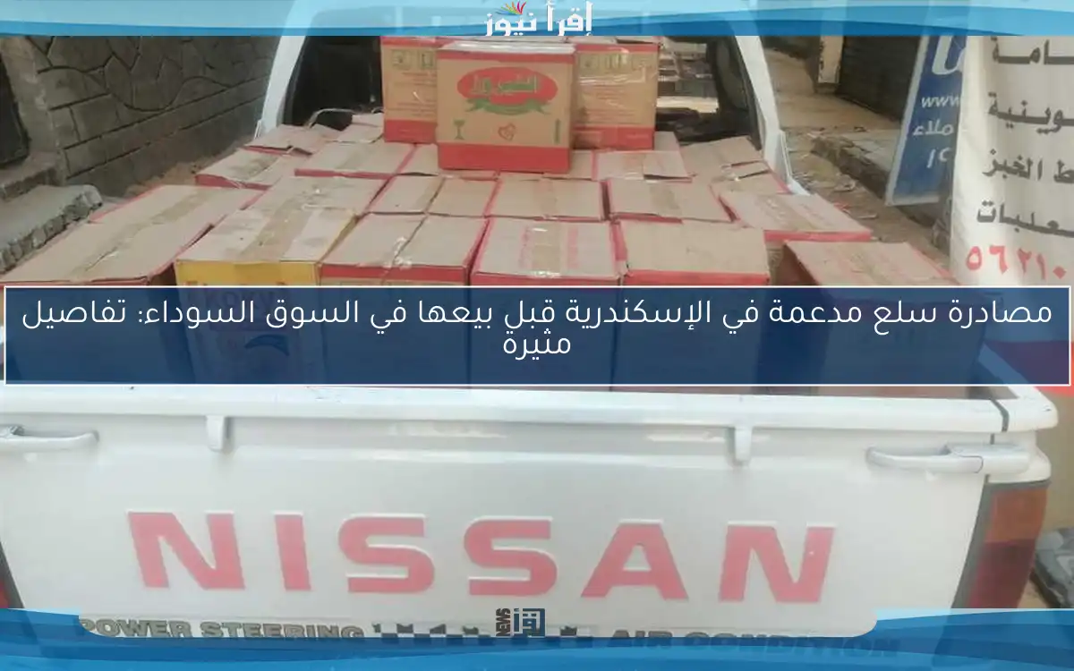 مصادرة سلع مدعمة في الإسكندرية قبل بيعها في السوق السوداء: تفاصيل مثيرة