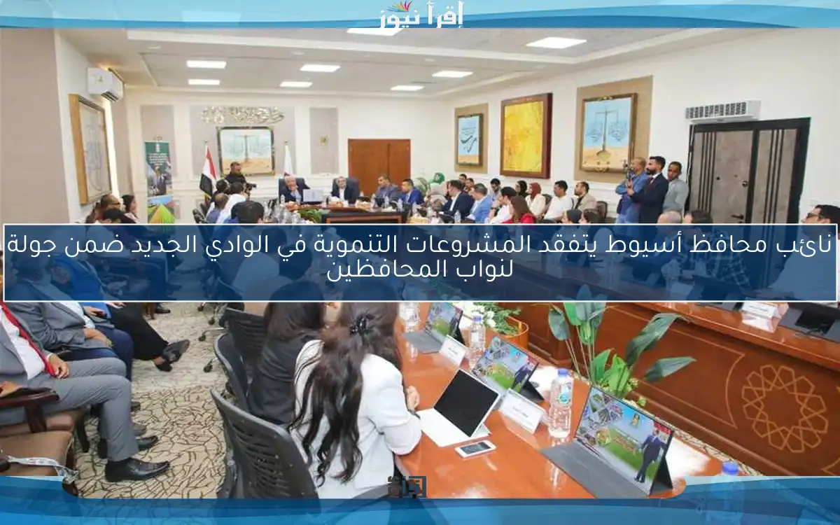 نائب محافظ أسيوط يتفقد المشروعات التنموية في الوادي الجديد ضمن جولة لنواب المحافظين