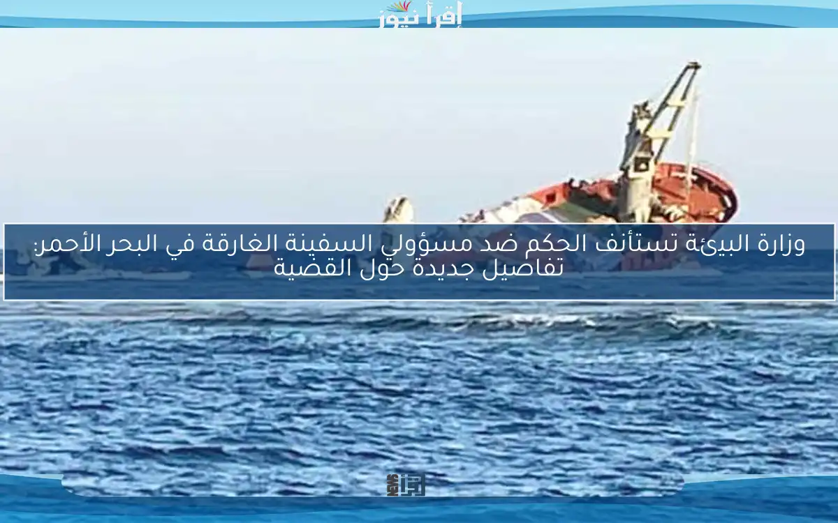 وزارة البيئة تستأنف الحكم ضد مسؤولي السفينة الغارقة في البحر الأحمر: تفاصيل جديدة حول القضية
