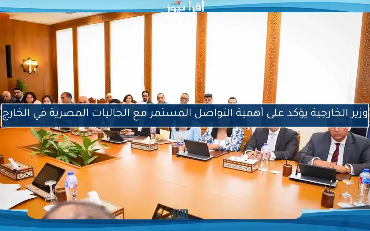 وزير الخارجية يؤكد على أهمية التواصل المستمر مع الجاليات المصرية في الخارج