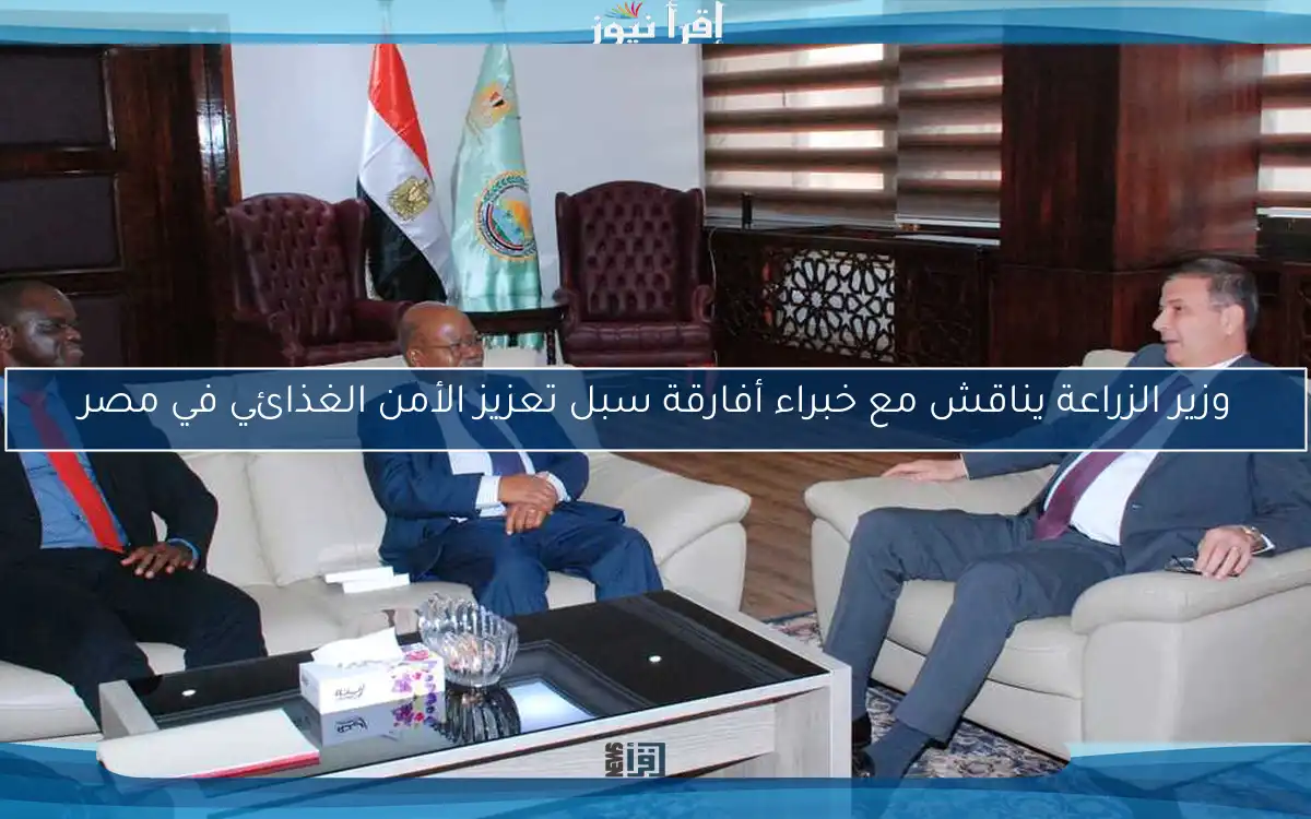 وزير الزراعة يناقش مع خبراء أفارقة سبل تعزيز الأمن الغذائي في مصر